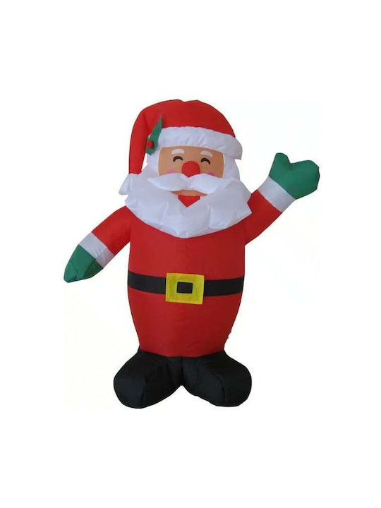 Inflatable Illuminated Santa Claus Electric Red