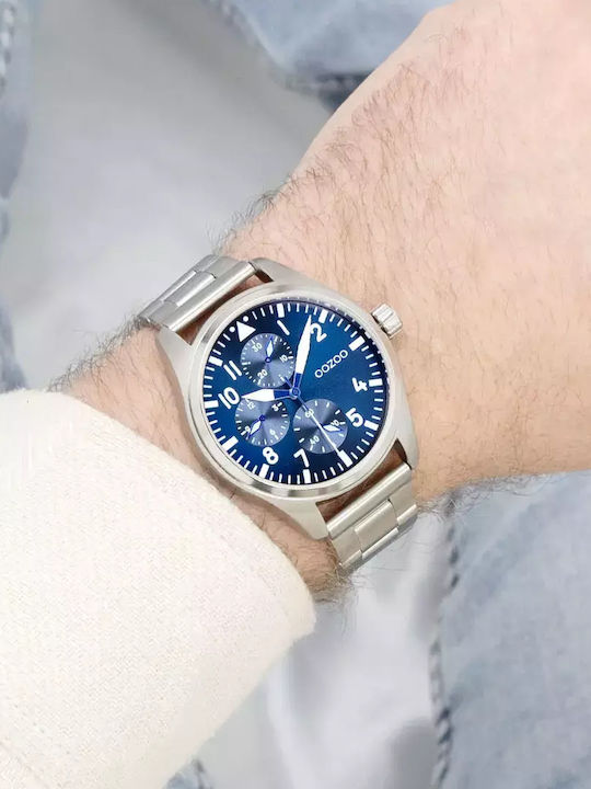 Oozoo Timepieces Ρολόι Μπαταρίας με Μεταλλικό Μπρασελέ Oozoo Timepieces Ρολόι Μπαταρίας με Μεταλλικό Μπρασελέ