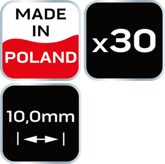 Т 10.0 мм кръстчета за фуги 30 бр