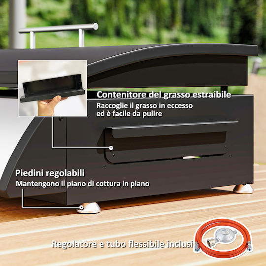 Outsunny Plită comercială 7.5kW