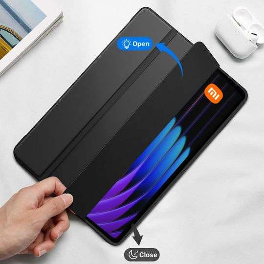 Ultra Slim Hülle für Xiaomi Pad 7 Pad 7 Pro 11,2" 2025 Silikon TPU Smart Cover – Schwarz