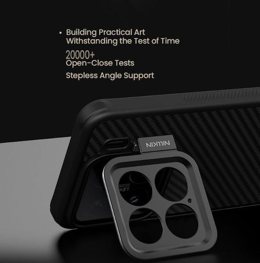 Nillkin Fiber Series Back Cover Aramid Fiber / Σιλικόνης 0.5mm Μαύρο (Xiaomi 15)