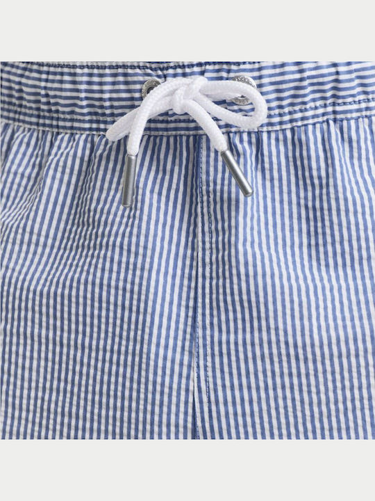 Men's Swimwear Shorts Light Blue Striped