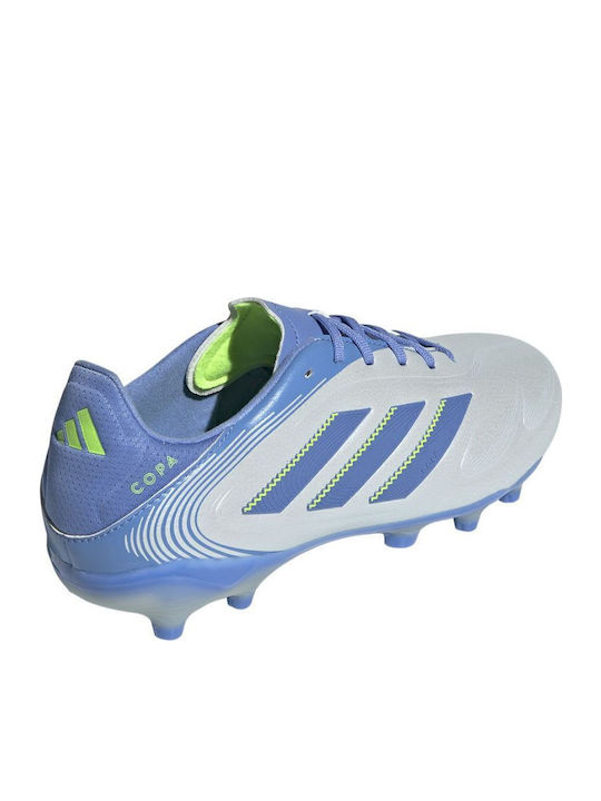 Copa Pure III League FG/MG Kids Soccer Cleats & Shoes Molded Halo Blue Blue Fusion Lucid Lemon