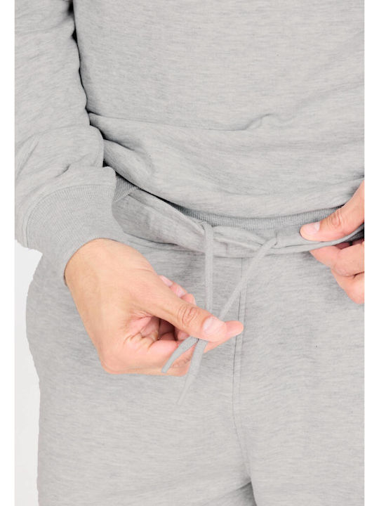 Sportliche Herrenshorts Light Grey Melange - Grey