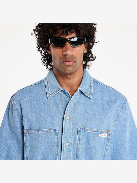Κοντομάνικο Πουκάμισο Light Denim