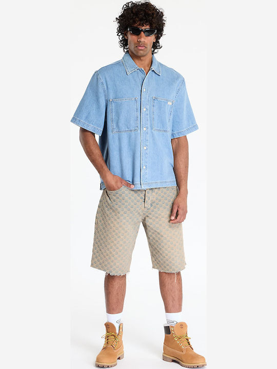 Κοντομάνικο Πουκάμισο Light Denim