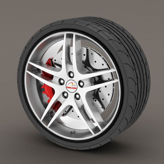 Premium Quality Wheel Protection Set 4 Plastic Rings Color Black