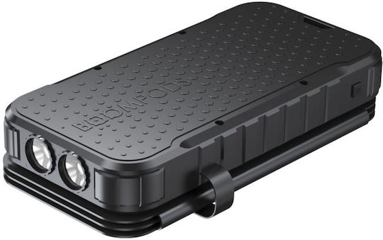 Boompods Neutron Ηλιακό Power Bank 16000mAh με 2 Θύρες USB-A Μαύρο