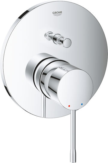 Grohe Built-in Mixer, Hand Shower & Shower Head Set for for Bathroom Sink Silver
