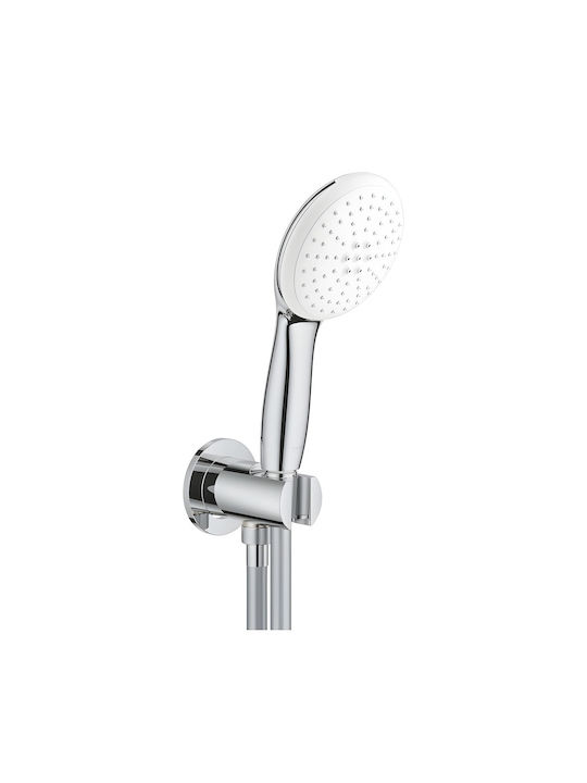 Grohe Built-in Mixer, Hand Shower & Shower Head Set for for Bathroom Sink Silver