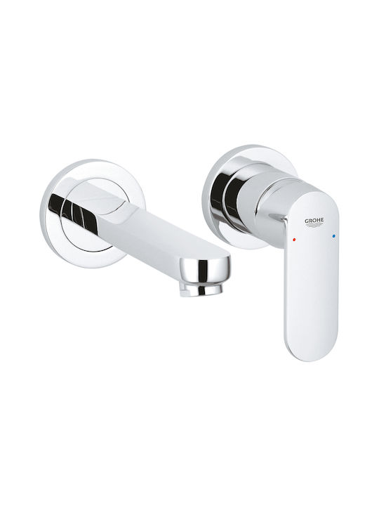 Grohe Built-in Mixer, Hand Shower & Shower Head Set for for Bathroom Sink Silver