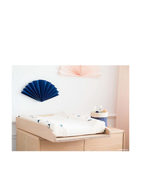 Nobodinoz Hard Changing Pad Pure Made of Multicolour Fabric