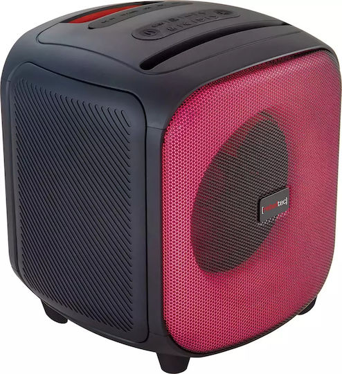 Rebeltec Speaker PowerCube 500 Ηχείο Bluetooth 60W με Ραδιόφωνο και Διάρκεια Μπαταρίας έως 12 ώρες Μαύρο