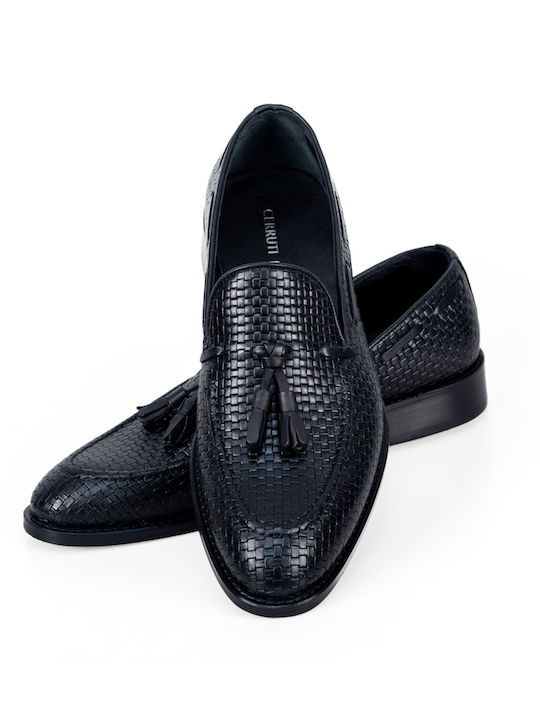 Men's Leather Moccasins Black