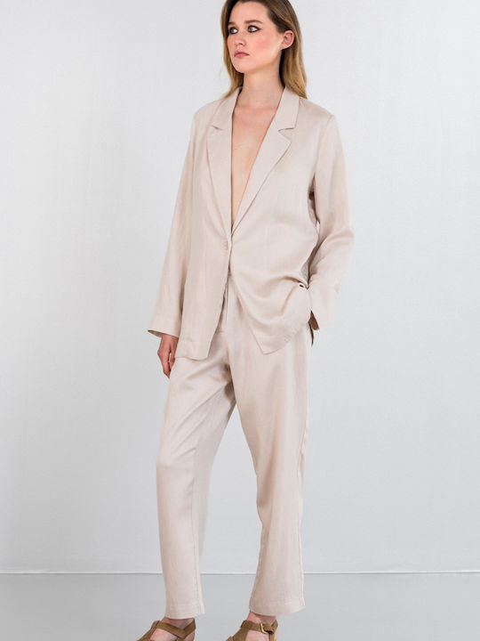 Philosophy Wear Women's Blazer Natural