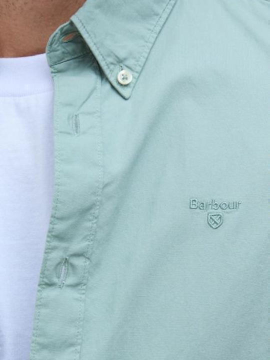 Long-sleeved Cotton Shirt Pale Apple