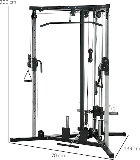 Sportnow Πολυόργανο Γυμναστικής με Βάρη 50kg