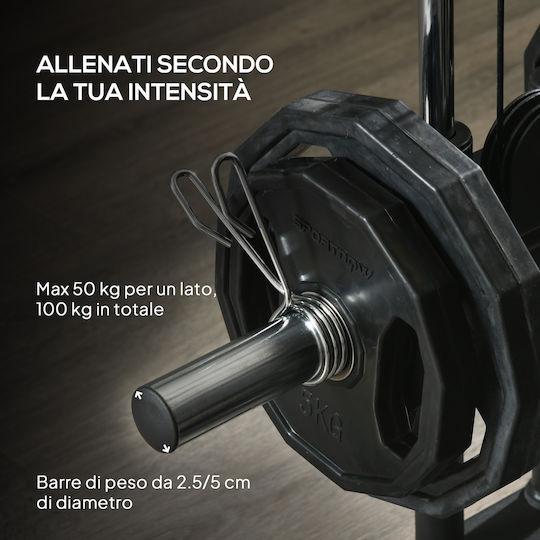 Sportnow Πολυόργανο Γυμναστικής με Βάρη 50kg
