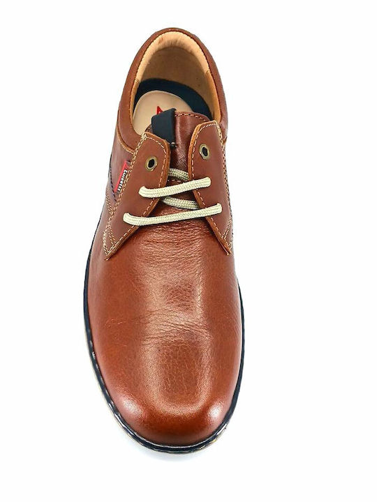 Men's Leather Casual Shoes Tabac Brown