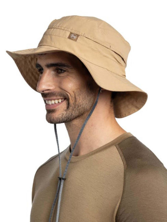 Buff Explore Booney Fabric Men's Hat Bucket Style Brown