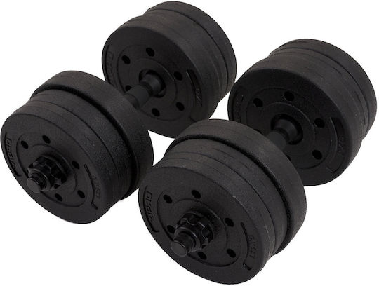 Zipro Adjustable Dumbbell Set with Bar 20kg