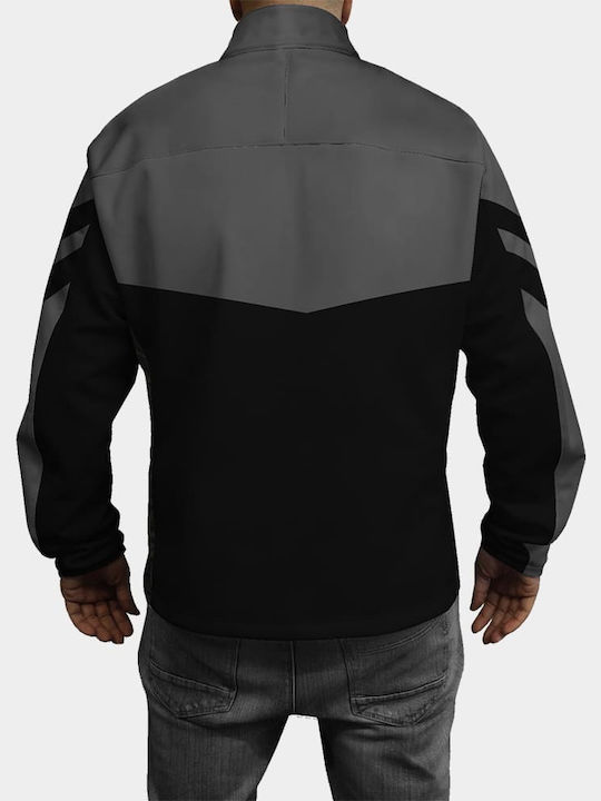 Athlon Men's Soft Shell Ski & Snowboard Jacket Black 149-BLCK