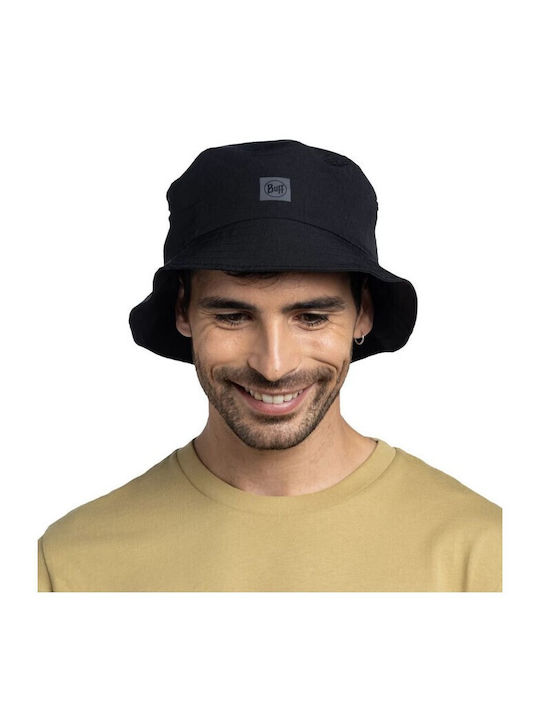 Buff Fabric Women's Bucket Hat Black