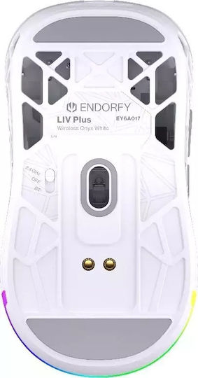 Endorfy LIV Plus Ασύρματο Gaming Ποντίκι 26000 DPI Λευκό