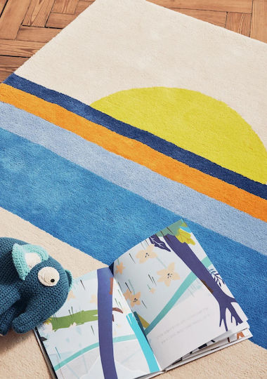Bleuu Handmade Kids Synthetic Rug 120x170cm