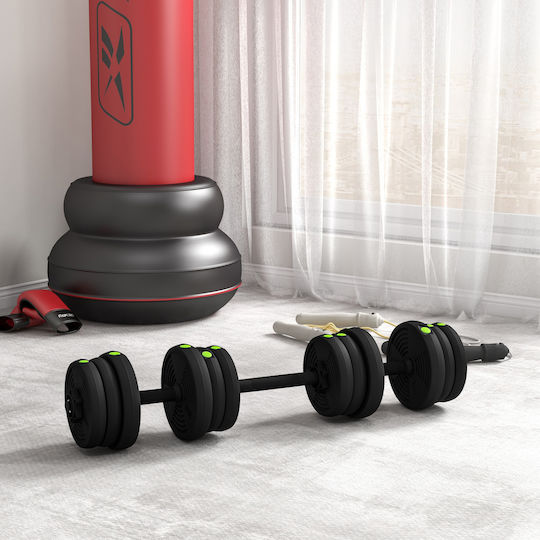 Sportnow Αλτήρες Σετ με Μπάρα Συνολικού Βάρους 20kg