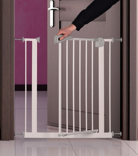 Trixie Διαχωριστικό Σκύλου 75-85x76 cm από Μέταλλο σε Λευκό Χρώμα 85 x 76 x 76εκ.