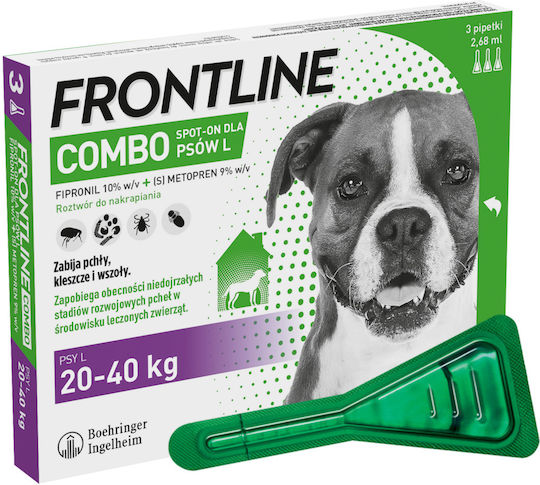 Frontline Combo Spot-on Dogs 3x2.68ml