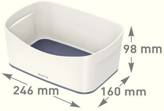 Leitz Κουτί Αρχειοθέτησης με Καπάκι Wow 24.6x16x24.6εκ. Λευκό