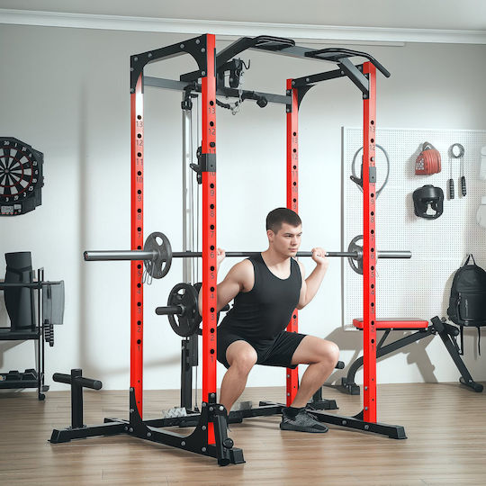 Sportnow Power Rack mit Gewichten