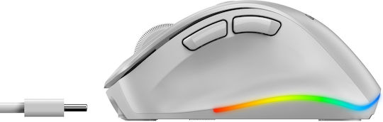 Genius Ergo 9000S Pro Wireless Ergonomic Bluetooth Mini Mouse White
