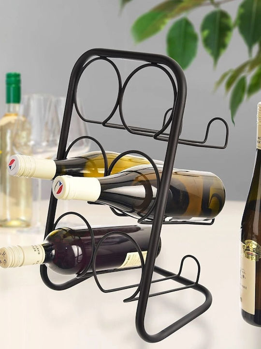 Orion Free Standing Black Wine Rack Orion Free Standing Black Wine Rack