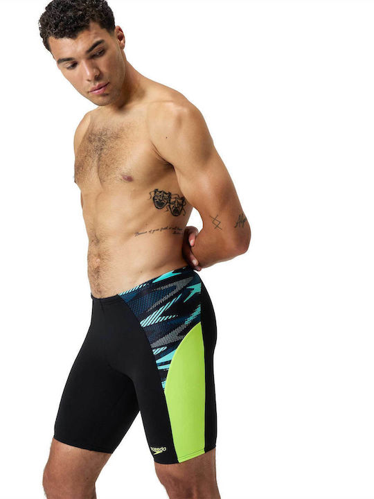 Speedo Αγωνιστικό Jammer Μαγιό Μαύρο