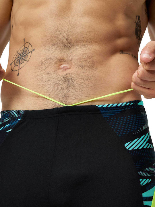 Speedo 00300200334 Renn-Jammer Badeanzug Schwimmen Schwarz