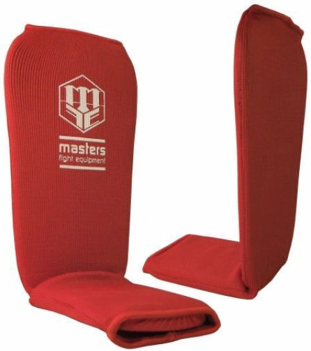Sport Masters Shin Guards Adults Red