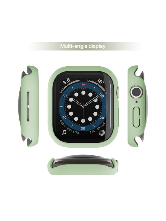 Apple Watch Series Plastic Case with Glass in Green color for Apple Watch Series 10 46mm