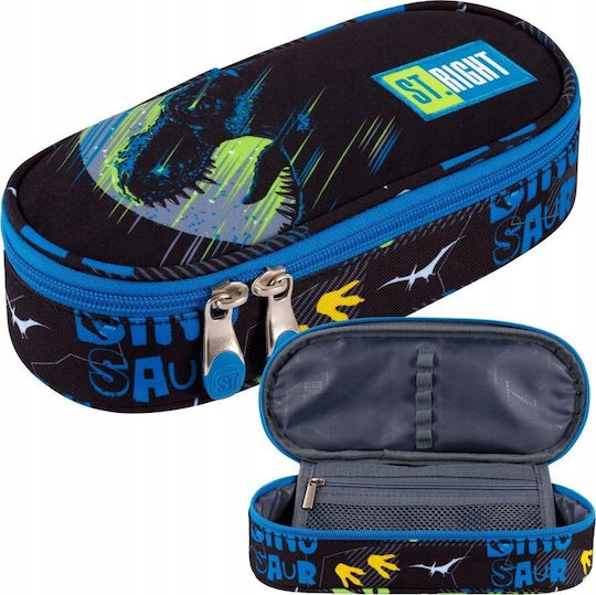 Pencil Case Stiffened Sachet Inner Flap St.right Pc-01 Dinosaur