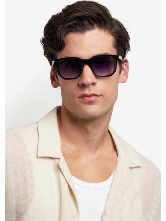 David Beckham Men's Sunglasses with Brown Tartaruga Plastic Frame and Brown Lens DB 7133/s C9B/MT