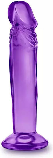 B Yours Sweet N' Small Glass Dildo With Suction Cup Purple 17cm