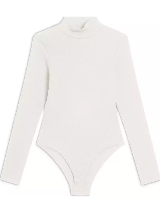 Freddy Long-sleeve Ribbed Bodysuit A Polo Neck