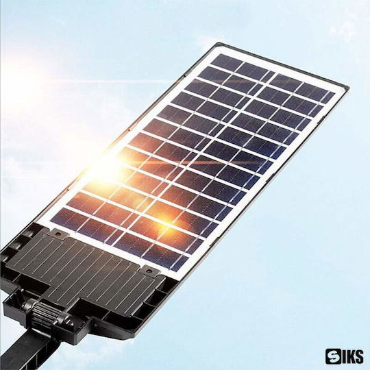 Επιτοίχιο Ηλιακό Φωτιστικό 60W με Αισθητήρα Κίνησης και Τηλεχειριστήριο IP65 10x30εκ.
