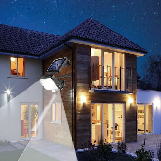 Montat pe perete Lampă Solară 260lm cu Senzor de Mișcare și Telecomandă 15cmx13cmcm