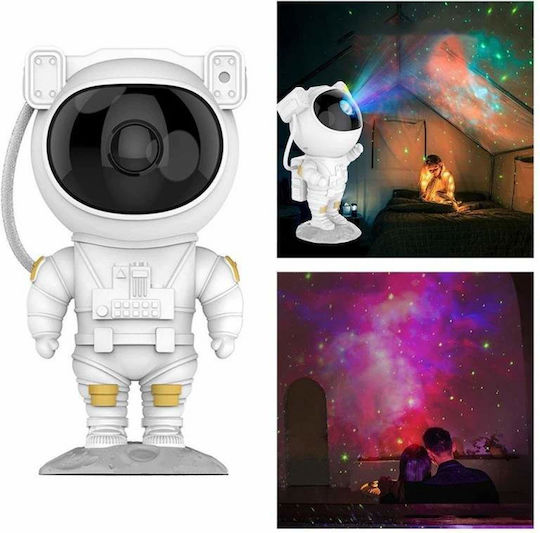 Dekorative Lampe Astronaut Weiß