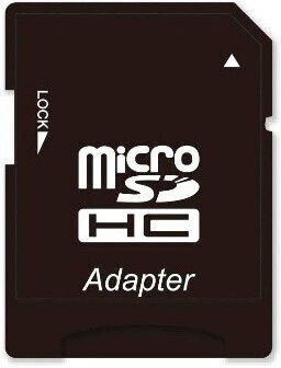 Card de memorie MicroSD de 64 Gb Siks include adaptor SD Clasa 10 Viteză mare Compatibil cu cameră video auto DVR Cameră de supraveghere Telefon Laptop Tabletă Negru