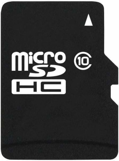 Card de memorie MicroSD de 4 Gb Siks Include adaptor SD Clasa 10 Viteză mare Compatibil cu cameră video DVR auto Cameră de supraveghere Telefon Laptop Tabletă Negru